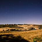 Landschaft bei Nacht